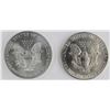 Image 2 : 1997 & 1986 AMERICAN SILVER EAGLES
