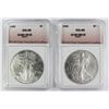 Image 1 : (2) 1996 AMERICAN SILVER EAGLES