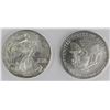 Image 1 : (20) PIECES AMERICAN SILVER EAGLES 2004
