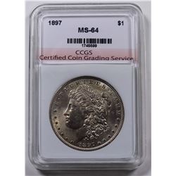 1897 MORGAN SILVER DOLLAR