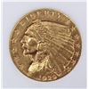 Image 1 : 1929 $2.50 GOLD INDIAN