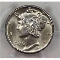 1941-D MERCURY SILVER DIME