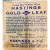 Image 2 : VINTAGE GOLD LEAF, HASTINGS & CO., GOLD LEAF