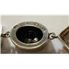 Image 2 : VINTAGE BARSE .925 STERLING SILVER BLACK ONYX