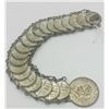 Image 2 : VINTAGE HANDMADE MEXICAN COIN BRACELET