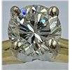Image 2 : 14K YELLOW GOLD DIAMOND SOLITAIRE RING