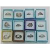 Image 1 : LOT OF 12 STERLING SILVER RINGS