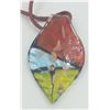 Image 2 : LOT OF (4) MURANO GLASS  PENDANTS