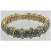 Image 1 : SIGNED HATTIE CARNEGIE CLAMPER BRACELET