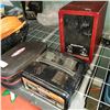 Image 1 : MOTOMASTER BATTERY CHARGER AND HEATER, AND BERKLEY PORTABLE ELECTRIC CARRYING KNIFE