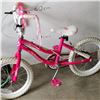 Image 3 : BLACK GREEN AVIGO KIDS BIKE W/ TRAINIG WHEELS AND PINK NAKAMURA KIDS BIKE