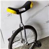 Image 2 : BLACK AND YELLOW UNICYCLE