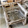Image 2 : 2 LOG DECOR PATIO CHAIRS