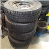 Image 1 : SET OF 4 HANKOOK 265/70 R16 TIRES ON 6 BOLT RIMS