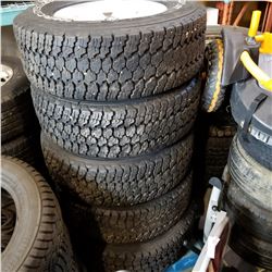 SET OF 5 GOODYEAR WRANGLER LT 265/ 70 R17 TIRES