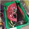 Image 3 : 2 TOTES OF TOOLS, EXTENSION CORDS AND MORE