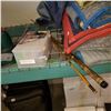 Image 1 : HAND MADE FISHING ROD AND SMALL TACKLE BOX W/ CONTENTS