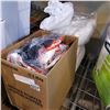 Image 1 : LOT OF NEW CLEAN REEM BOOT COVERS AND WELDING HOOD PROTECTORS