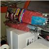 Image 3 : 2 CALIFORNIA CAR DUSTERS AND 5 NEW FIGURAL WINE HOLDERS
