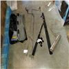 Image 1 : 2 TELESCOPIC FISHING ROD AND 2 ROD HOLDERS