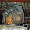 Image 3 : BOX OF GRINDING WHEELS AND DISCS AND BOX OF NEW MOUNTED GRINDING WHEELS