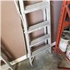 Image 3 : 6 FOOT ALUMINUM A FRAME LADDER