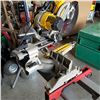 Image 8 : DEWALT COMPOUND MITER SAW ON MILWAUKEE FOLDING STAND - TESTED AND WORKING