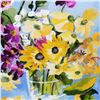 Image 2 : LARGE FLORAL OIL ON CANVAS