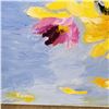 Image 3 : LARGE FLORAL OIL ON CANVAS