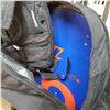 Image 2 : WORTH KITE SURFING KITE AND NAISH BOARD IN BAG , INCLUDES HARNESS, BAG, FOOTHOLDS, ETC.