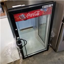 3FT TALL COCA-COLA DISPLAY COOLER - WORKING NO SHELVES