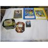 Image 1 : POKEMON CARDS IN TIN AND LARGE POKEMON CARD AND 7 POCKET MONSTER BOOKS