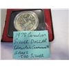 Image 2 : 1978 CANADIAN SILVER DOLLAR COMMON WEALTH GAMES EDMONTON .500 SILVER