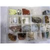 Image 3 : WHITE BIN W/ SEMI-PRECIOUS STONE/ROCK COLLECTION JADE ETC