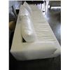 Image 3 : MODERN WHITE LEATHER EQ3 SOFA
