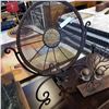 Image 2 : TREE METAL ART CANDLE HOLDER AND 25" METAL ART 3-LEGGED DISC