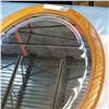 Image 2 : WOOD FRAMED OVAL MIRROR