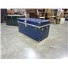Image 2 : GREEN AND BLUE METAL SHIPPING TRUNKS