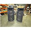 Image 1 : PAIR OF PEAVY SP4 SOUND REINFORCEMENT SYSTEM SPEAKERS 600W 40HMS 12COHZ
