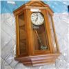 Image 1 : BULOVA CLOCK AND STORAGE CABINET