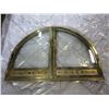 Image 1 : BRASS AND GLASS FIREPLACE DOOR