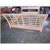 Image 2 : TAN QUEEN SIZE BEDFRAME AND 2 MATCHING NIGHT STANDS