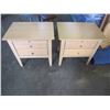 Image 3 : TAN QUEEN SIZE BEDFRAME AND 2 MATCHING NIGHT STANDS