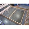 Image 8 : TAN QUEEN SIZE BEDFRAME AND 2 MATCHING NIGHT STANDS