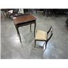 Image 1 : VINTAGE FRENCH PROVINCIAL STAND W/ CHAIR