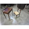 Image 2 : VINTAGE FRENCH PROVINCIAL STAND W/ CHAIR