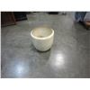 Image 1 : GLAZED 20" x 19" WHITE POTTERY