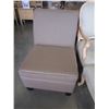 Image 1 : MODERN BEIGE ACCENT CHAIR