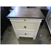 Image 1 : ASHLEY FLOOR MODEL 2 DRAWER WITH PULL OUT TRAY NIGHTSTAND RETAIL $289