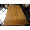 Image 3 : 7 x 3-1/2FT SOLID WOOD DINING TABLE AND BENCH
